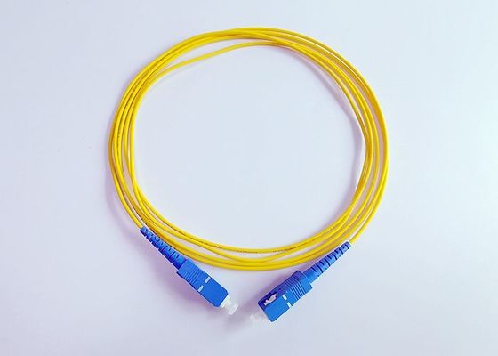 La correction optique recto de fibre de LSZH 2.0mm Ftth attachent Sc UPC