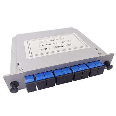 Diviseur optique en forme de boîte léger de PLC de la fibre 1x8 de LGX