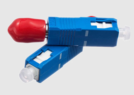 Mâle recto de St UPC à l'adaptateur femelle de câble optique de fibre de Sc UPC