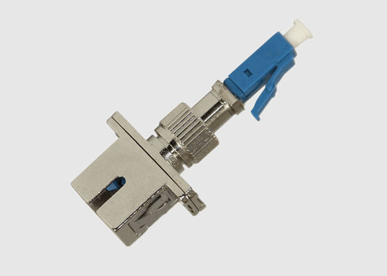 Coupleur hybride bleu LC recto unimodal à l'adaptateur de Sc