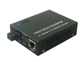 Convertisseur de médias de fibre de mode unitaire de l'indicateur LC de TRX PWR FDX LED