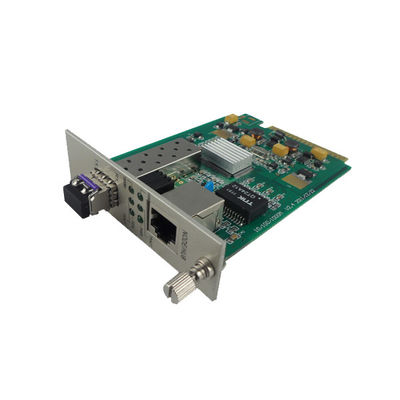 Convertisseur optique de médias de fibre de carte de protocole d'IEEE 802,3 IEEE 802.3u