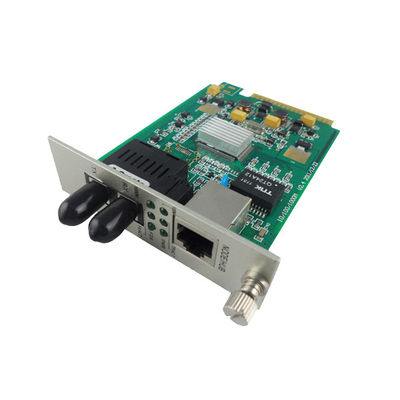 Convertisseur optique de médias de fibre de carte de protocole d'IEEE 802,3 IEEE 802.3u
