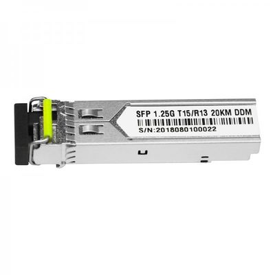 émetteur-récepteur optique bidirectionnel simple du connecteur 20Km de 1.25G LC